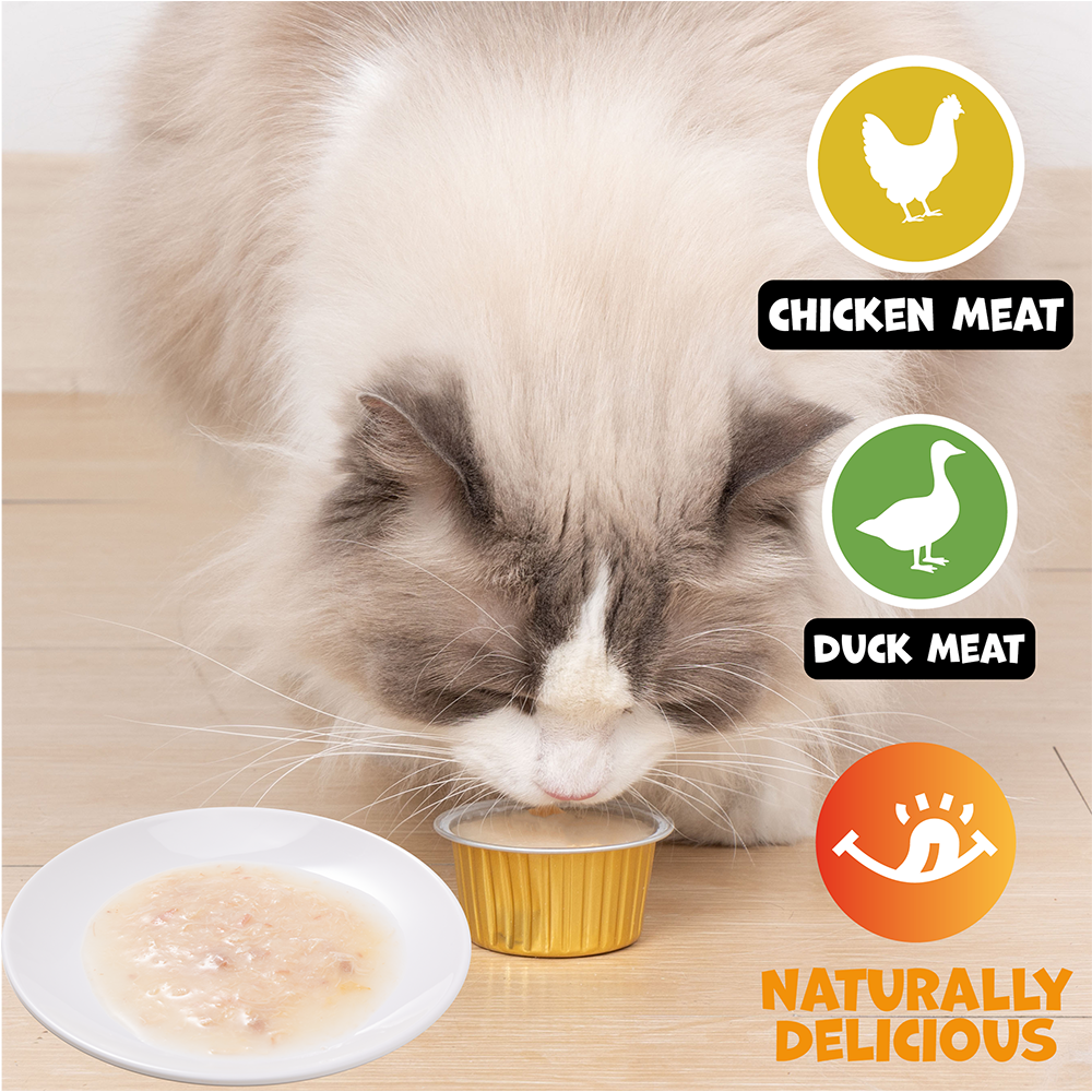 Uniq Cat Wet Food Chicken & Duck Soup 60g