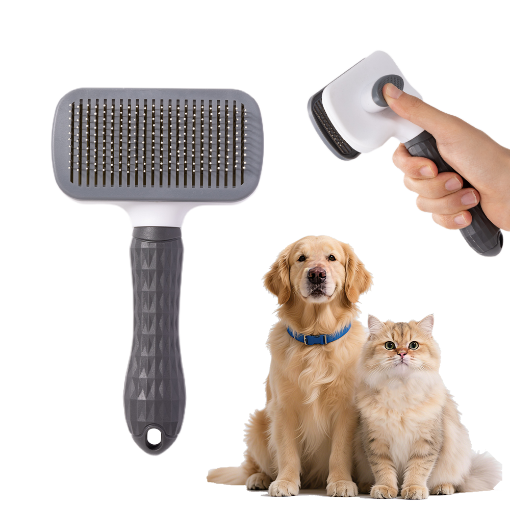UNIQ PETS GROOMING BEAUTY CARE Square Comb Grey