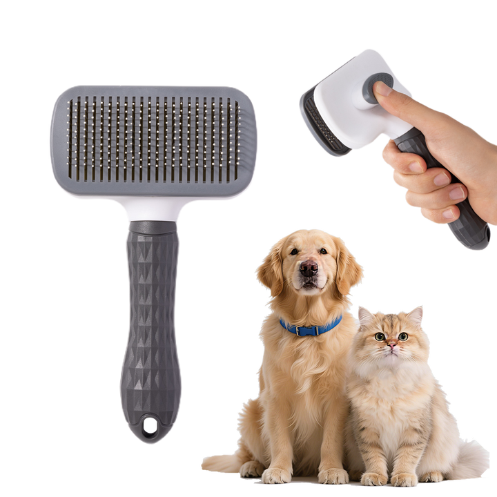 UNIQ PETS GROOMING BEAUTY CARE Square Comb Grey