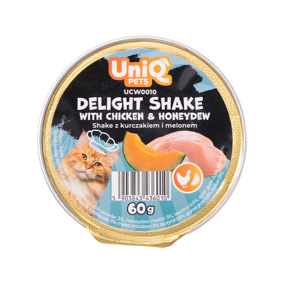 Uniq Pets Cat Delight Shake Chicken & Honeydew 60g