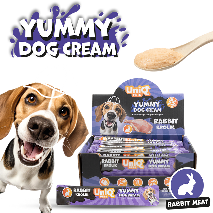 UNIQ PETS Yummy Dog Cream with Rabbit 15g