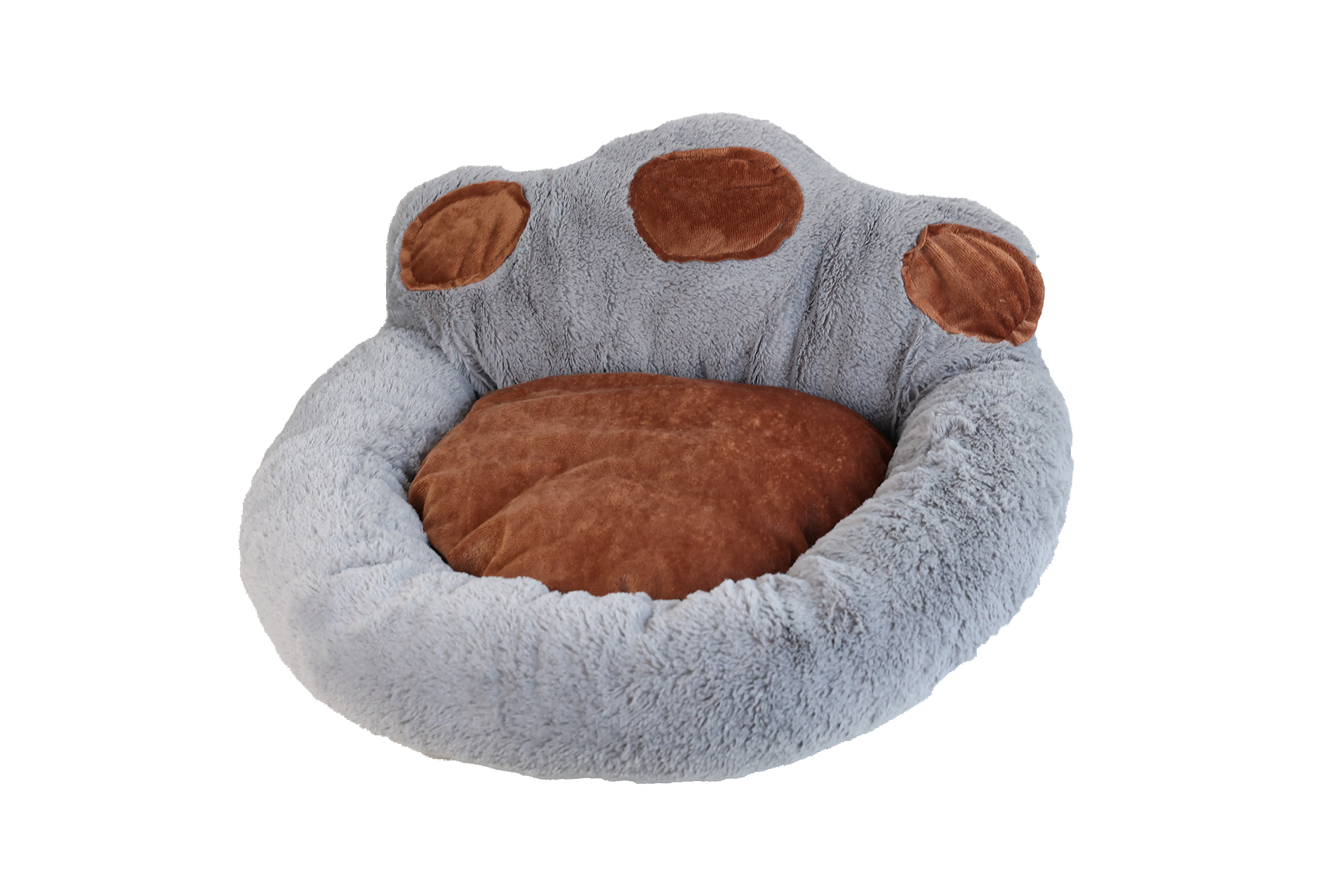 UNIQ PETS BED COMFYRING CLAW Grey L 55x53x25cm up to 7kg