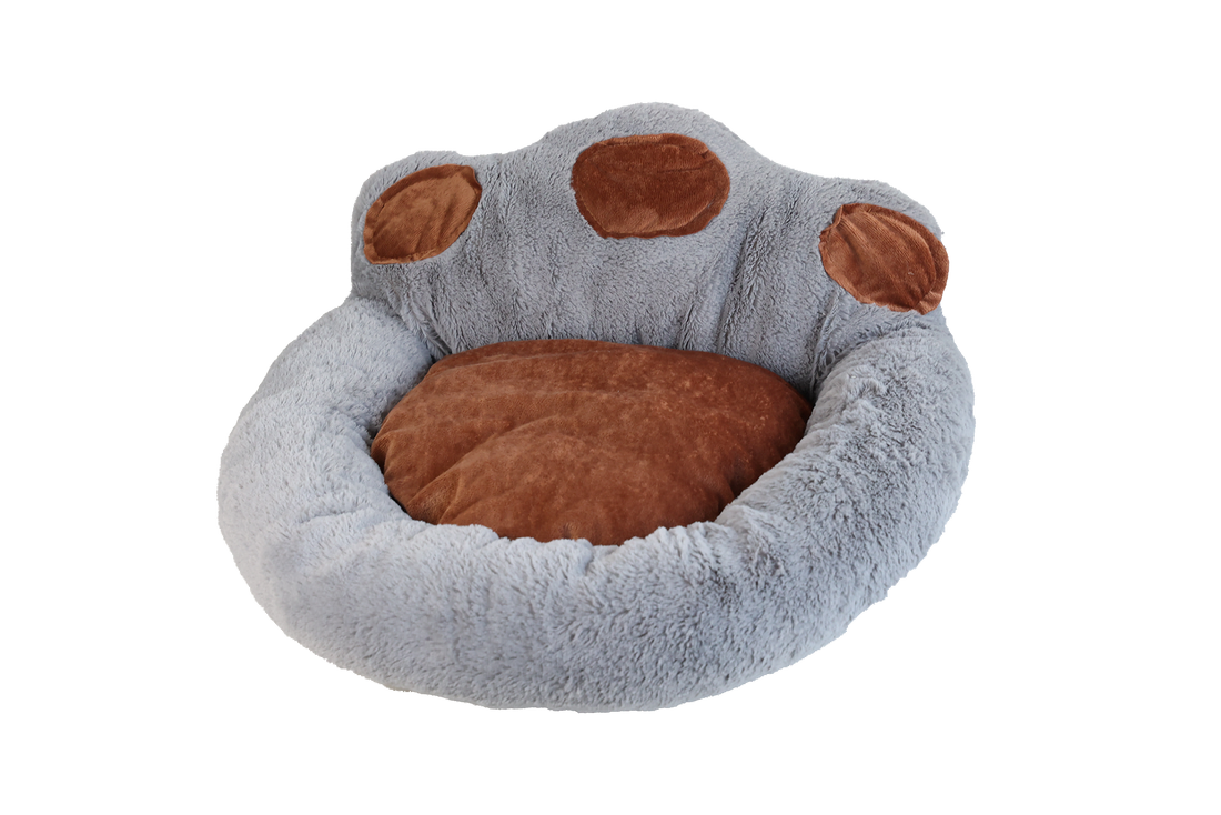 UNIQ PETS BED COMFYRING CLAW Grey L 55x53x25cm up to 7kg