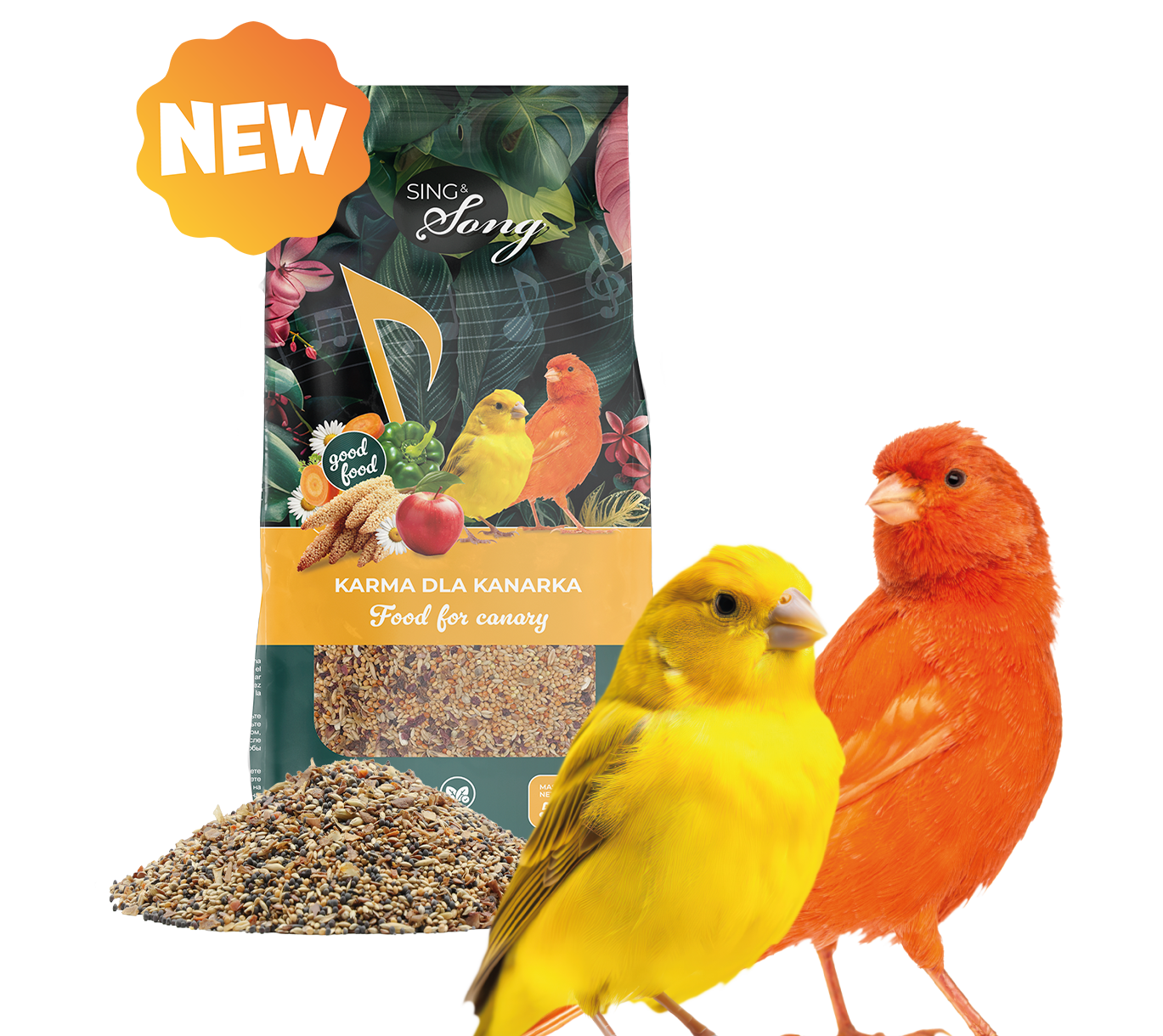 SING&SONG WILDWINGS FOOD For Canary 500g