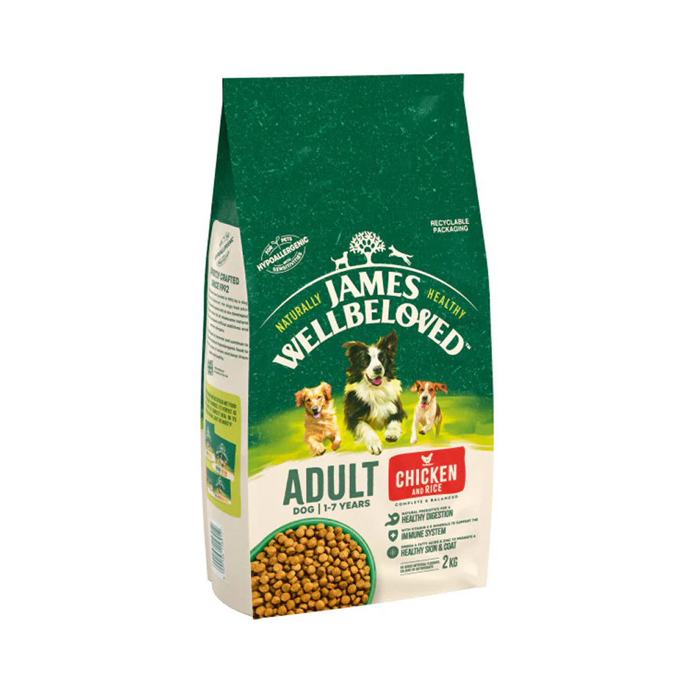 James Wellbeloved Adult Dog Chicken & Rice 2kg
