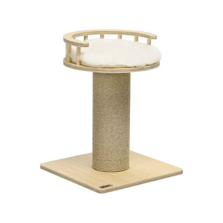 PawHut 52cm Cat Tree, Kitty Activity Centre w/ Bed, Jute Scratching Post