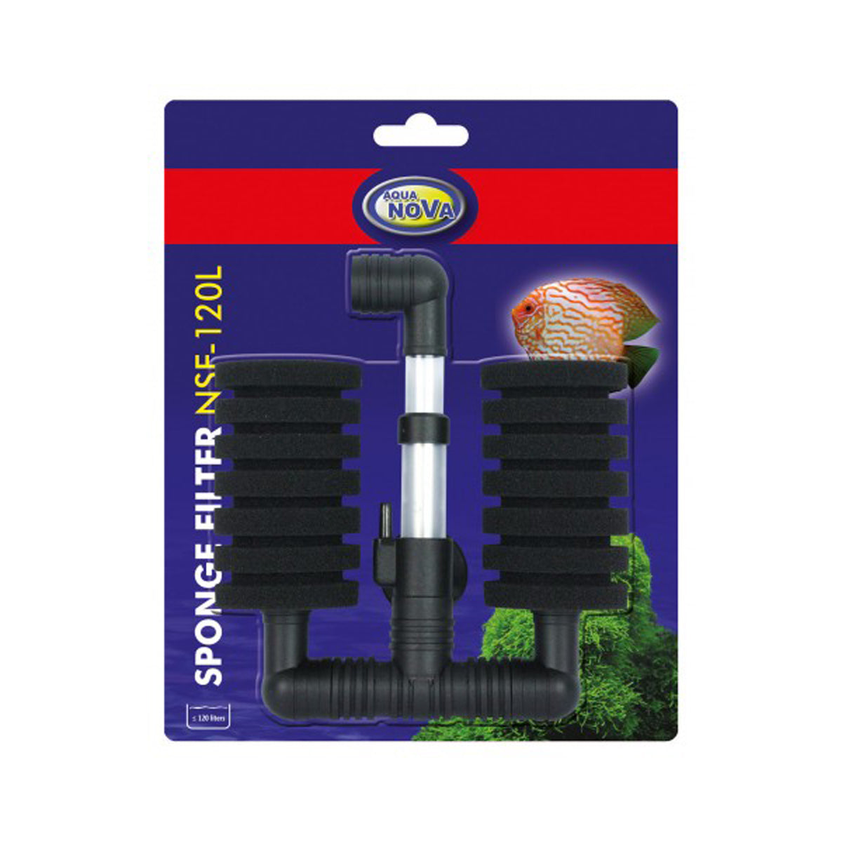 Aqua Nova NSF-120L Sponge Filter