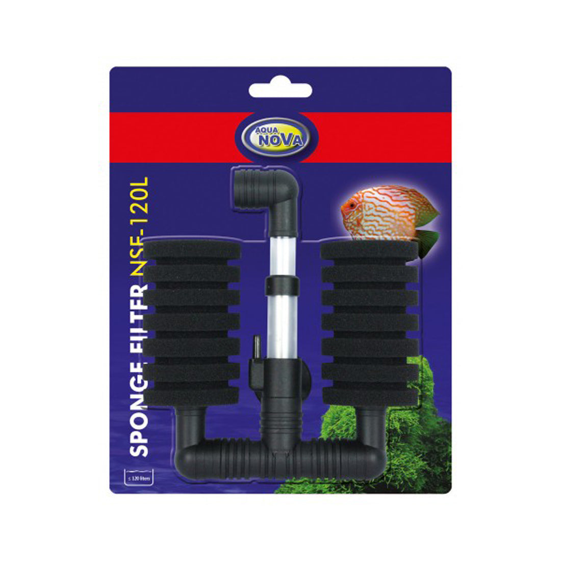 Aqua Nova NSF-120L Sponge Filter