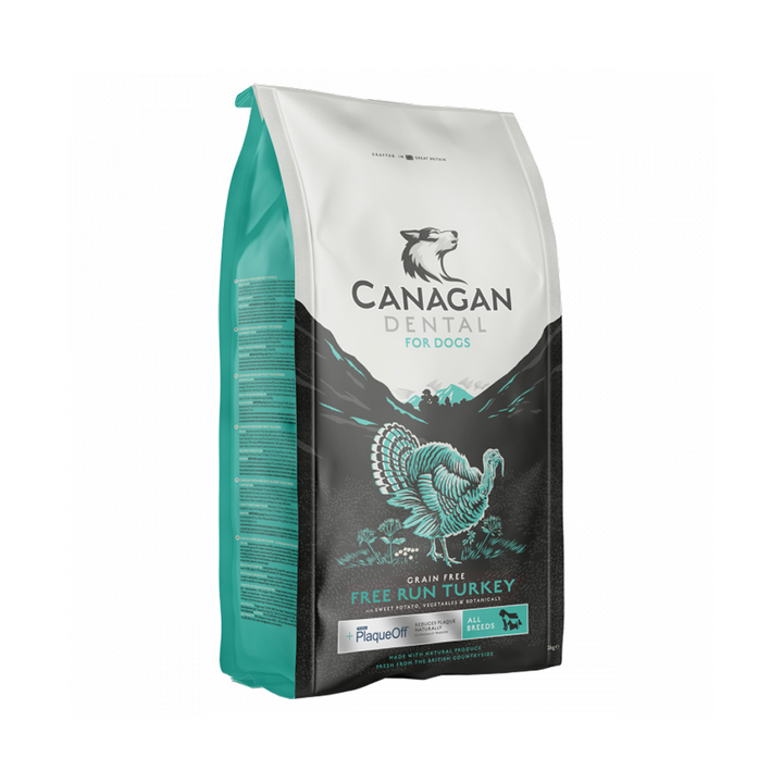 Canagan Dog Free Run Turkey Dental For Puppies & Adults 2kg