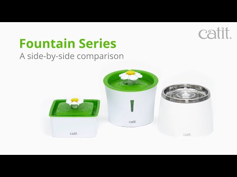 Catit Stainless Steel Flower Fountain