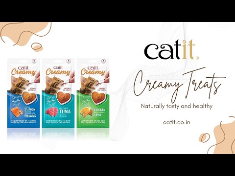 Catit Creamy Lickable Cat Treat Chicken & Lamb 4pcs