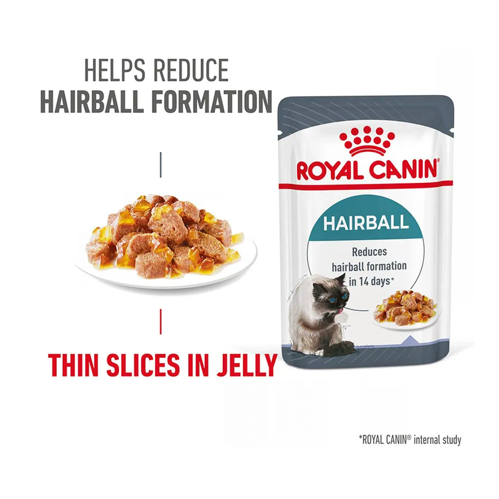 Royal Canin Hairball Care Pouch in Jelly