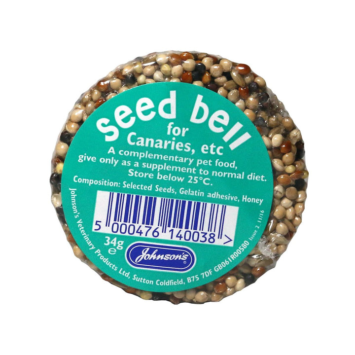 Johnson's – Seed Bells For Canaries, Linnets, Finches Etc 34g 1pc