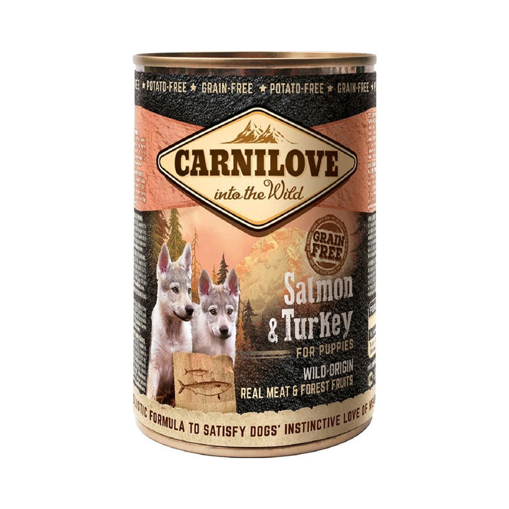 CARNILOVE Tin Salmon & Turkey For Puppy 400g